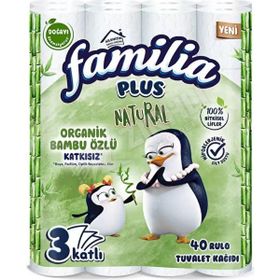 Familia 3 Katlı 40 Rulo Bambu Natural Tuvalet Kağıdı (2 adet)