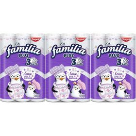 Familia Kağıt Havlu Plus Love My Home Desenli, 12'li Rulo