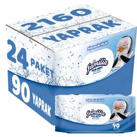 Familia Mineralin İyiliği 24x90 Yaprak Islak Havlu Mendil