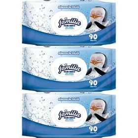 Familia Mineralin İyiliği 3x90 Yaprak Islak Havlu Mendil
