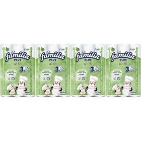 Familia Natural Organik Bambu Özlü 3 Katlı 12'li Kağıt Havlu