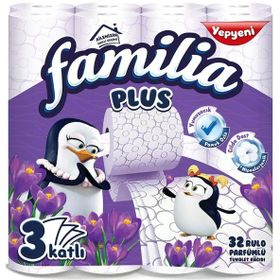 Familia Plus 3 Katlı 32 Li Paket Sihirli Çiçekler Parfümlü Tuvalet Kağıdı