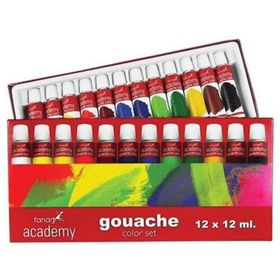 Fanart Academy 12x12 ml Guaj Boya Seti