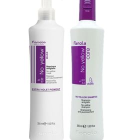 Fanola Wonder No Yellow 350 ml Mor Şampuan ve Maske