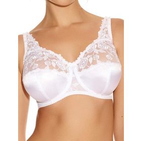 Fantasie Belle Çiçekli Dantel Balenli Beyaz Kadın Sütyen