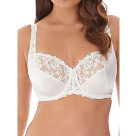 Fantasie Belle Çiçekli Dantel Balenli Beyaz Kadın Sütyen