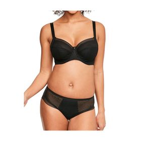 Fantasie Fusion Askılı Tam Kapsama Yan Destek Siyah Kadın Sütyen