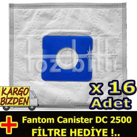Fantom Canister DC 2500 Uyumlu Süpürge Toz Torbası