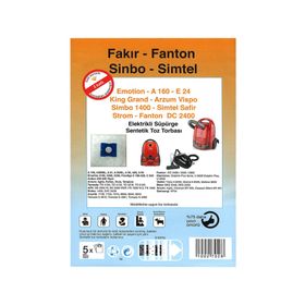 Fantom Canister DC 2800 2000 Watt Bez Uyumlu Süpürge Toz Torbası