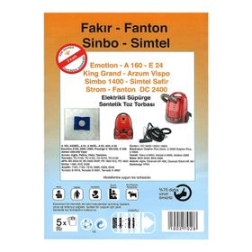 Fantom DC 2800 2850 Bez 20 AD Uyumlu Süpürge Toz Torbası