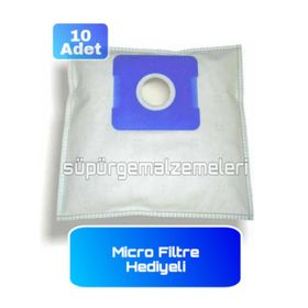 Fantom DC 4300 4 Çeker Bez 10 Adet Uyumlu Süpürge Toz Torba