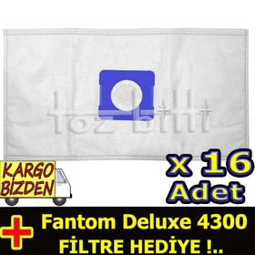 Fantom Deluxe 4300 Uyumlu Süpürge Toz Torbası