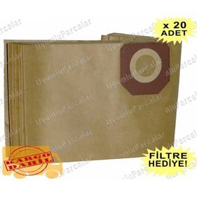 Fantom Ecologic WF 4800 4900 Kağıt 20 Adet Uyumlu Süpürge Toz Torbası