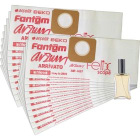 Fantom H20 Kağıt 20 Adet Uyumlu Süpürge Toz Torbası