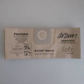 Fantom H20 Uyumlu 20 Adet Kağıt Süpürge Toz Torbası