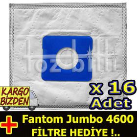 Fantom Jumbo 4600 Uyumlu Süpürge Toz Torbası