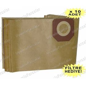 Fantom Jumbo CC 5400 Kağıt 10lu Uyumlu Süpürge Toz Torbası