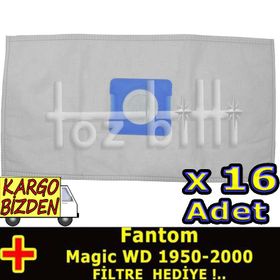 Fantom Magic WD 1950 Uyumlu Süpürge Toz Torbası