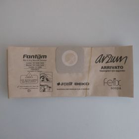 Fantom Master WD 2750 Kağıt 10 Adet Uyumlu Süpürge Toz Torbası