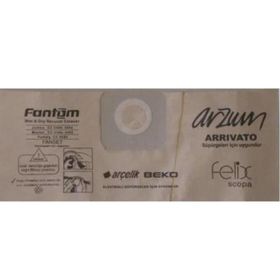 Fantom Master WD 2850 Kağıt 20 Adet Uyumlu Süpürge Toz Torbası
