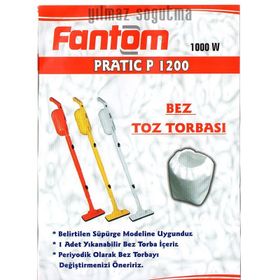 Fantom P1200 Pratik Dik Bez 10 Adet Uyumlu Süpürge Toz Torbası