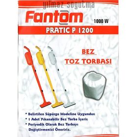 Fantom P1200 Pratik Dik Bez 5 Adet Uyumlu Süpürge Toz Torbası