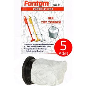 Fantom P1200 Pratik Dik Bez 5 Adet Uyumlu Süpürge Toz Torbası