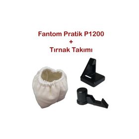 Fantom P1200 Pratik İSüpürge Bez Toz Hazne Ve Kapak Tırnak Uyumlu Süpürge Toz Torbası