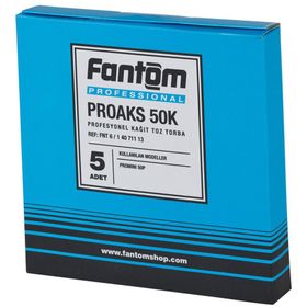 Fantom Proaks 50K Profesyonel 5’li Kağıt Toz Torbası