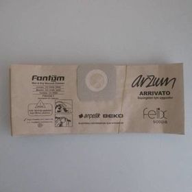 Fantom Promini 80 P Kağıt 20 Adet Uyumlu Süpürge Toz Torbası