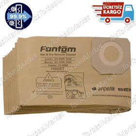Fantom Robotix CC 6300 20 Adet Süpürge Kağıt Toz Torbası