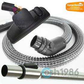 Fantom Stormy DC 4100 Elektrikli Çelik Telli Süpürge Hortumu Hortum Emici Başlık Teleskopik Boru