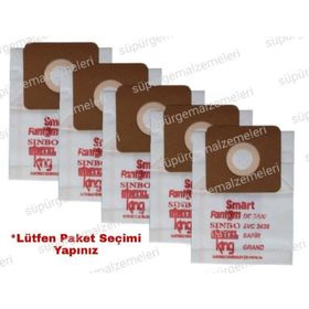 Fantom Su Perisi WF 5500 Kağıt 10lu Uyumlu Süpürge Toz Torbası