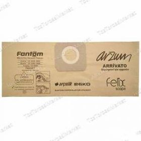 Fantom Universal WD 1750 Kağıt 20 Adet Uyumlu Süpürge Toz Torbası