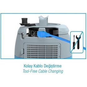 Fantom VAC 130E Siyah Otel Tipi Sessiz Elektrikli Süpürge