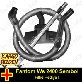 Fantom WS 2400 Sembol Elektrikli Emici Başlık Teleskopik Boru Set