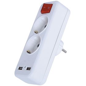 Far F-08 2 USB'li 3'lü Golyat Fiş Priz