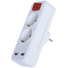 Far F-08 2 USB'li 3'lü Golyat Fiş Priz