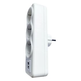 Far F-08 2 USB'li 3'lü Golyat Fiş Priz