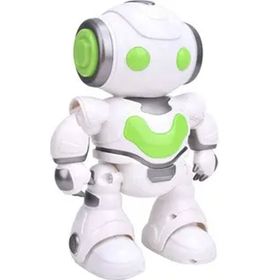 Farbu Oyuncak Uzaktan Kumandalı Işıklı Müzikli Dans Eden Yeşil Akıllı Robot