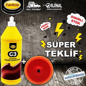 Farecla G3 1 lt Çizik Giderici Sıvı Pasta + Pasta Süngeri