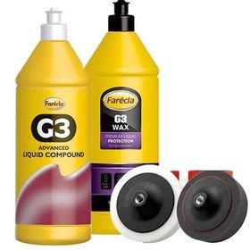 Farecla G3 Pasta 1 lt + G3 Wax Cila 1 lt + 1 Adet Sünger