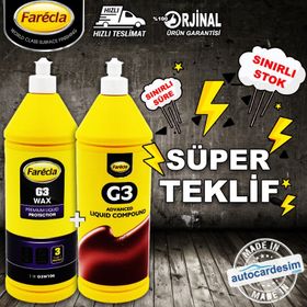 Farecla Süper İkili Farecla G3 Pasta 1 lt Farecla 1 lt G3 Cila