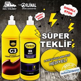 Farecla Süper İkili Farecla G3 Pasta 1 lt Farecla 1 lt G3 Cila