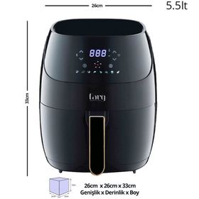 Farg EPA-1113 My Chef 5.5 lt 1500W Siyah Airfryer
