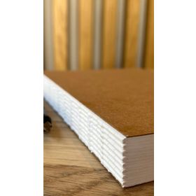 Fark Tanıtım Özel Tasarım Kraft Kapaklı A5 Enzo Çizgili Defter