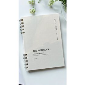 Fark Tanıtım The Notebook Serisi 80 Yaprak Çizgisiz A5 Light Grey Kapak Spiralli Defter