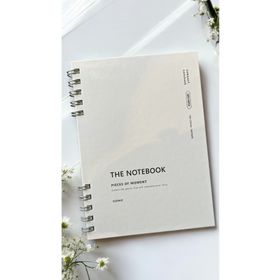 Fark Tanıtım The Notebook Serisi 80 Yaprak Kareli A5 Light Grey Kapak Spiralli Defter