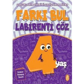 Farkı Bul Labirenti Çöz 5 Yaş Çocukların Zihnini Geliştiren Kitap