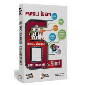 Farklı İsem 6. Sınıf Sosyal Bilgiler Soru Bankası İsem Yayınları